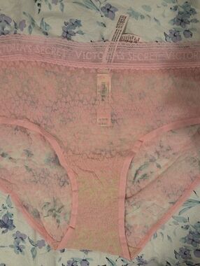 Victoria's Secret Pink Heart Lace Hipster